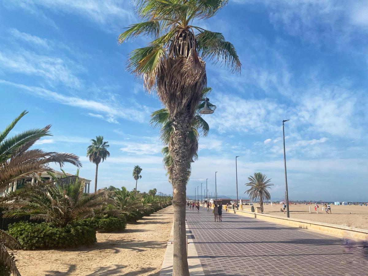 Espectacular Apartamento A 100Mt De La Playa Las Arenas Valencia Eksteriør bilde